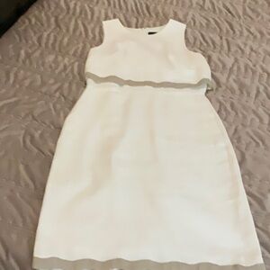 J. Crew Classic White Dress